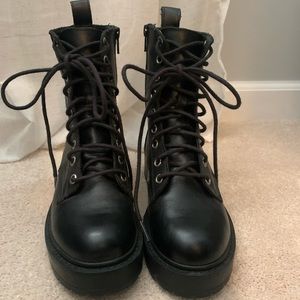 Steve Madden combat boots